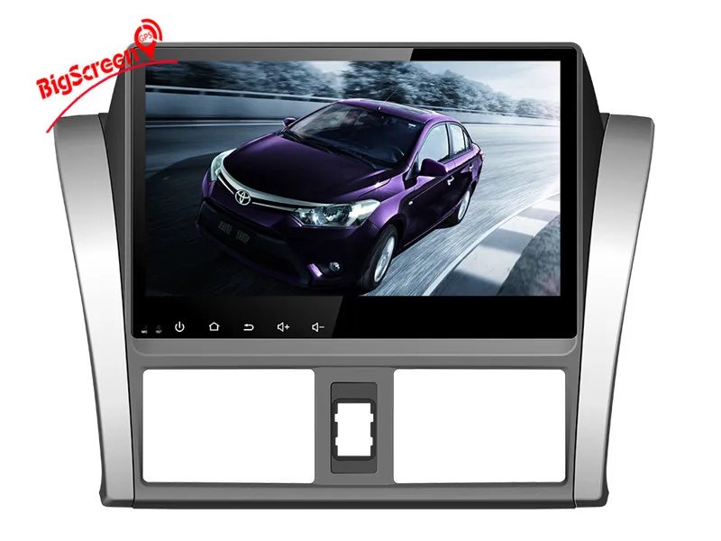 Clearance 9" Android 7.1 8.0  Car DVD Player GPS Navi For Toyota Vios YARIS Sedan 2013-2016 Auto Stereo Unit Multimedia Recoder WIFI 32GB 6
