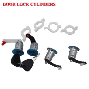 

4x Door Lock Cylinder Barrel Set For Renault Master Opel Movano Nissan Intersta 256524 7701470952 77 01 470 952
