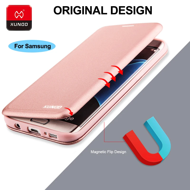 Роскошный кожаный чехол бумажник для Samsung Galaxy S9 S10 E Plus Note9 ударопрочный с полной