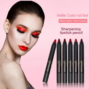 

2018 NICEFACE Women 15 Colors Lipstick Pen Durable Waterproof Long Lasting Lipstick