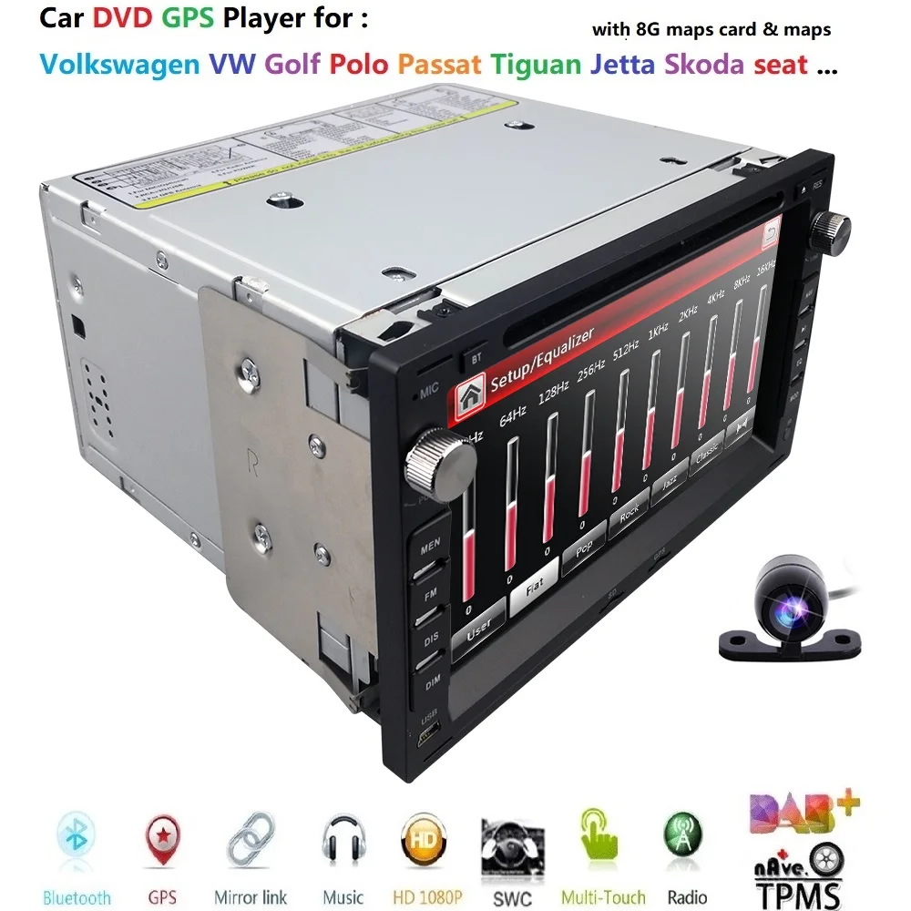 7 дюймов Авторадио 2 din Автомобильный dvd плеер для VW PASSAT B5 MK5 Skoda Superb Seat leon IBIZA GOLF MK4 IV