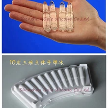 500 шт./Лу форма пуля Пластиковая форма инструменты для приготовления пищи формочки для печенья формы для льда лотки для льда силиконовая форма для выпечки коробка для кексов стенд инструменты