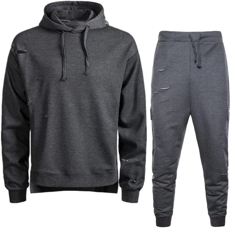 2019 Fashion Homens Hoodies Sweatshirt+Pant Sportswear 2 Piece Set Joggers Tracksuit For Men Masculino Treino Duas Pecas Set 2019 Fashion Homens Hoodies Sweatshirt+Pant Sportswear 2 Piece Set Joggers Tracksuit For Men Masculino Treino Duas Pecas Set