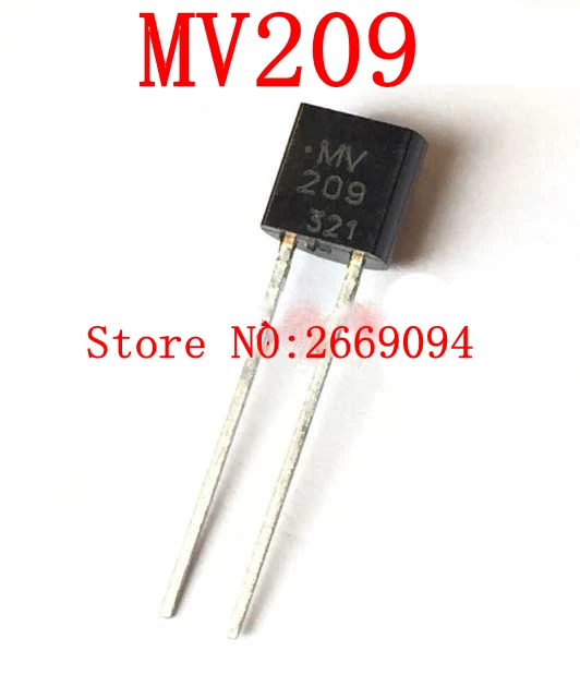 

100pcs /200pcs Free shipping MV209 TO-92 MV-209 VCD Variable Capacitance Diode New original