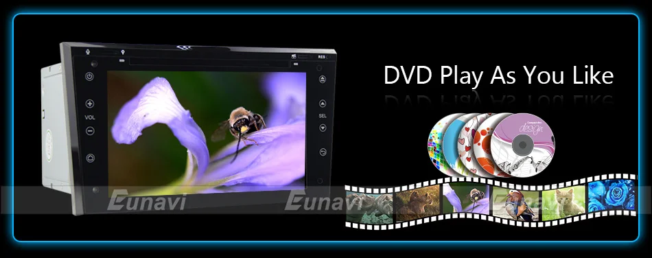 Perfect Eunavi Quad Core 2 din Android 9.0 Car Radio GPS Navigation Stereo for Vauxhall Opel Astra H G Vectra Antara Zafira Corsa 2G RAM 23