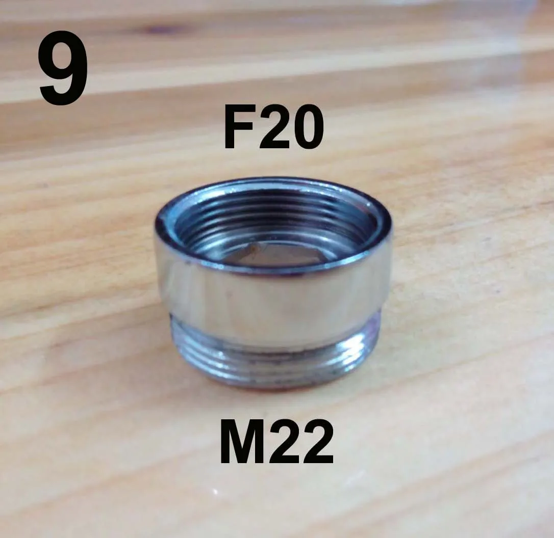 16, 18, 20, 22, 24, 28 мм Женский или мужской резьбовой смеситель адаптер менять на M22 - Цвет: F20 to M22