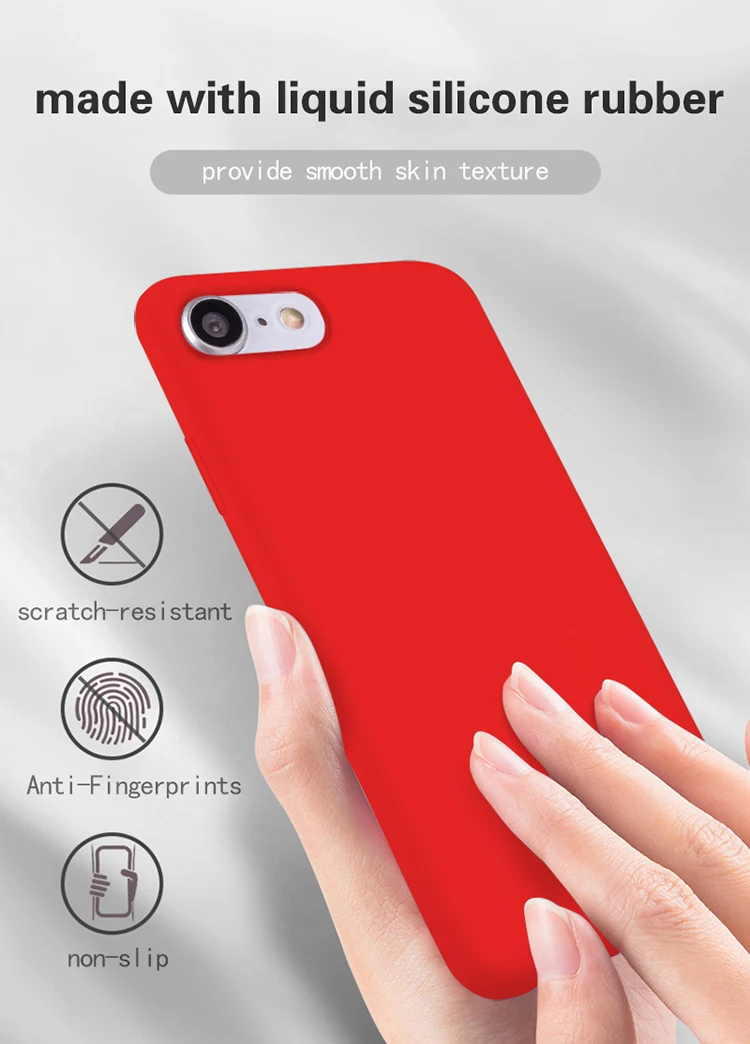 100 шт DHL силиконовый чехол для iPhone 11 Pro MAX 7 8 6 Plus X XR XS Max Силиконовый противоударный чехол