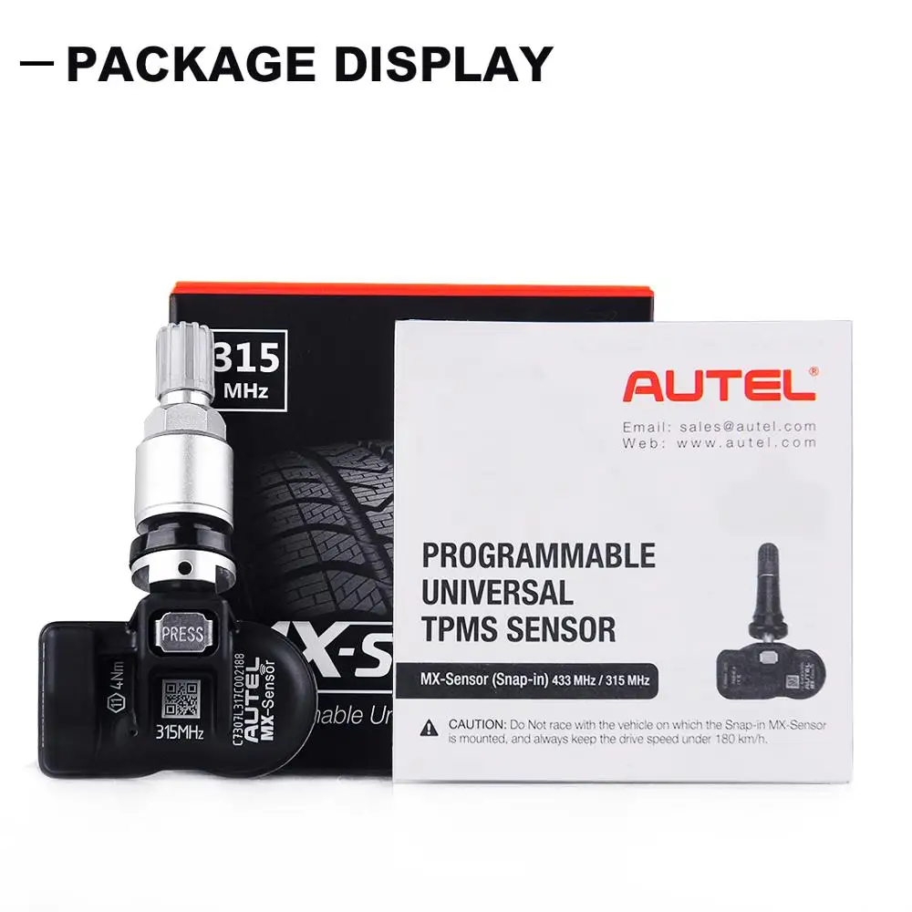 Датчик Autel TPMS датчик MX Sensor 315 МГц инструменты для ремонта шин Поддержка