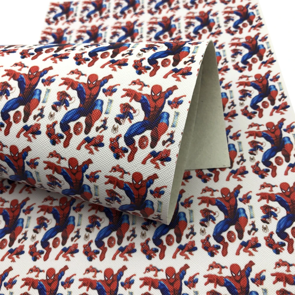 

David accessories 20*34cm Cartoon Faux Artificial Synthetic Leather Fabric Sewing DIY Decorative Garment Knotbow Bags,1Yc3522