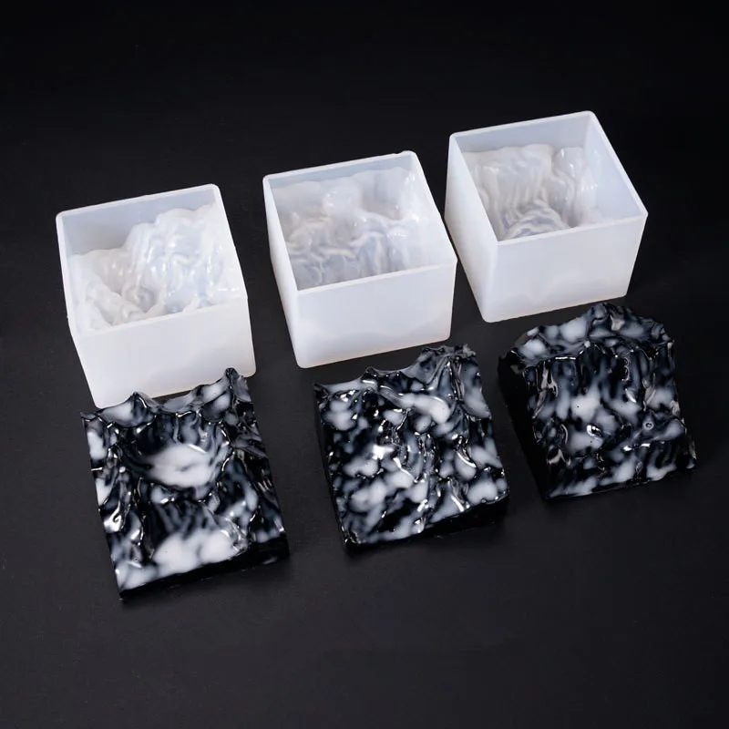 

1pcs Transparent Mountain Peaks Silicone Mold DIY Jewelry Making Tool Moulds UV Epoxy Resin Decorative Craft Wholesale