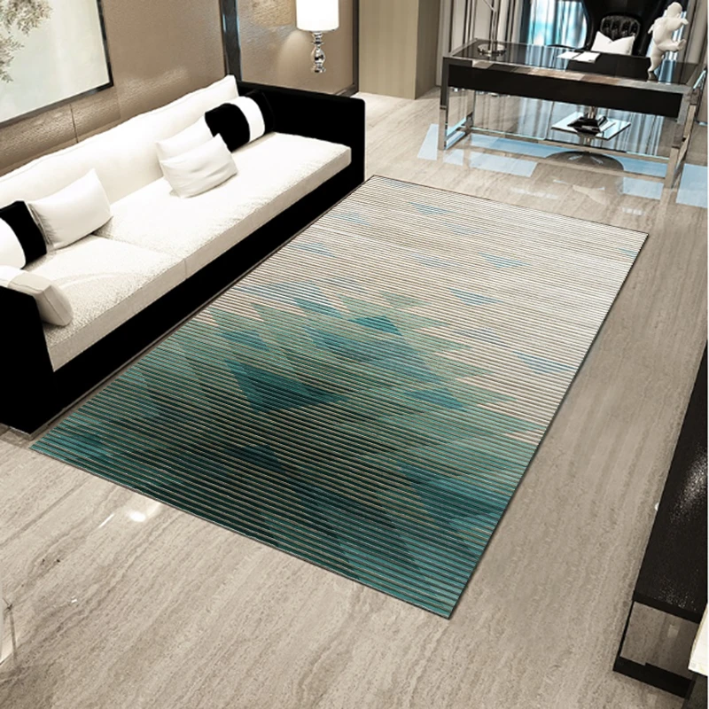  Luxurious Abstract Art Carpet Bedroom Sofa Table Floor Mat Soft Rectangular Floor Mats - 32848476302
