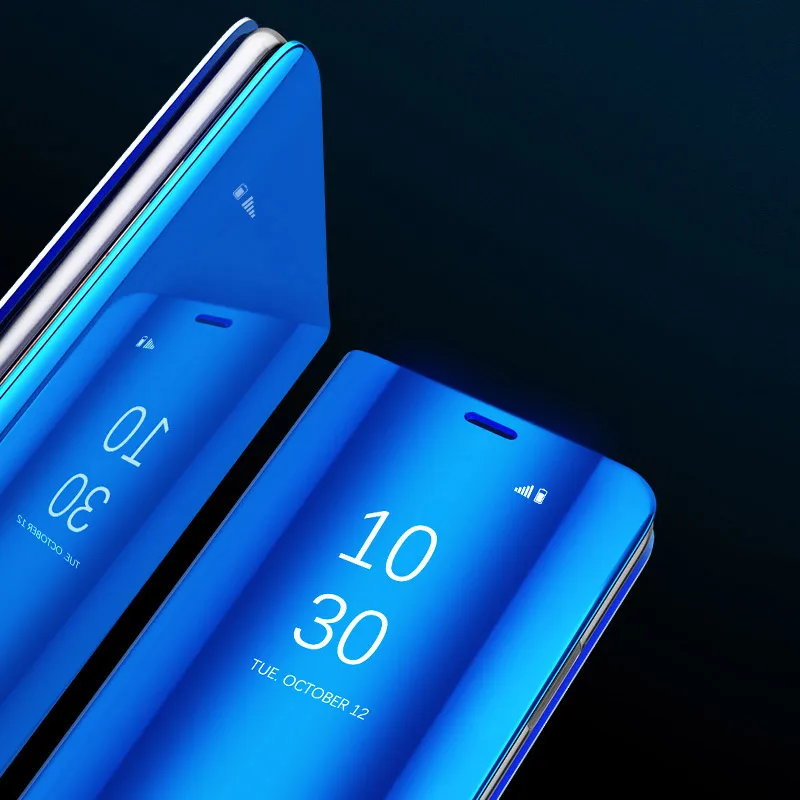Clear View mi rror чехол для Xiaomi 8 8SE 6 5c A2 A1 6X 5X X 2 Примечание 3 откидная крышка Подставка