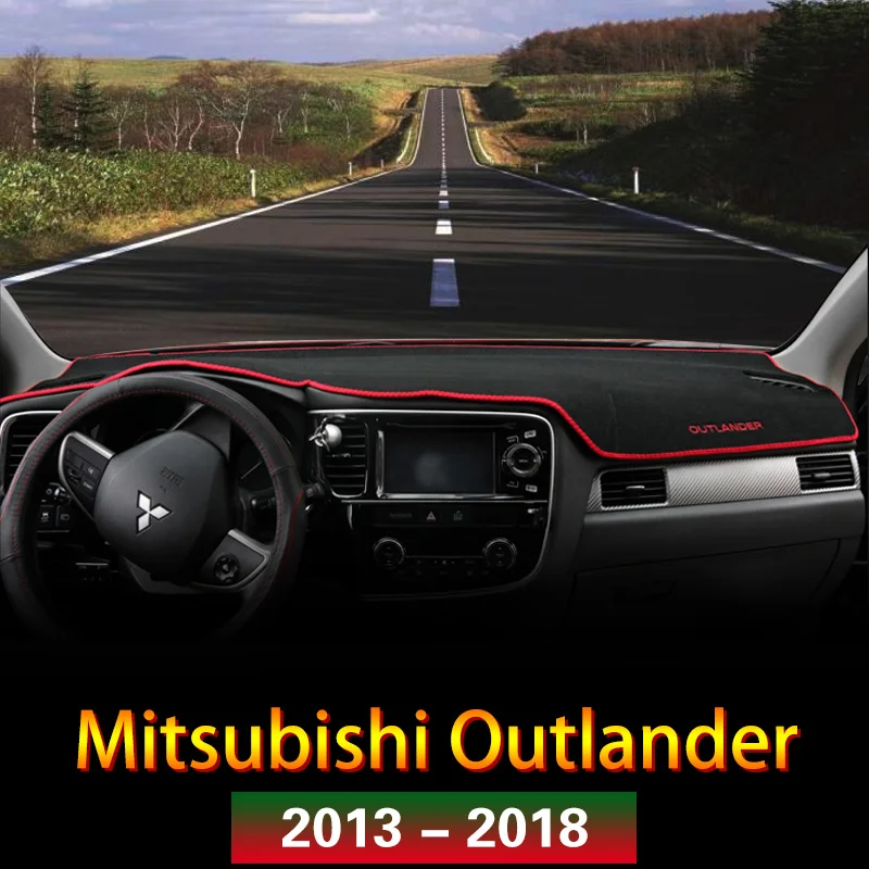 

1X Car Dashboard Center Console Cover Dash Mat Protector Sunshield Accessories For Mitsubishi Outlander 2013 2014 2015 2016 2017