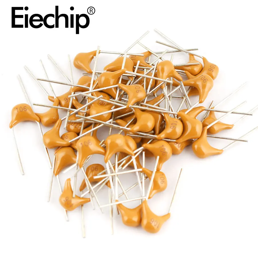 500pcs/lot Multilayer Ceramic Capacitor Assortment Kit 10Values*50pcs 0.1uF-10uF(104~106) 50V Ceramic Capacitors Set pack