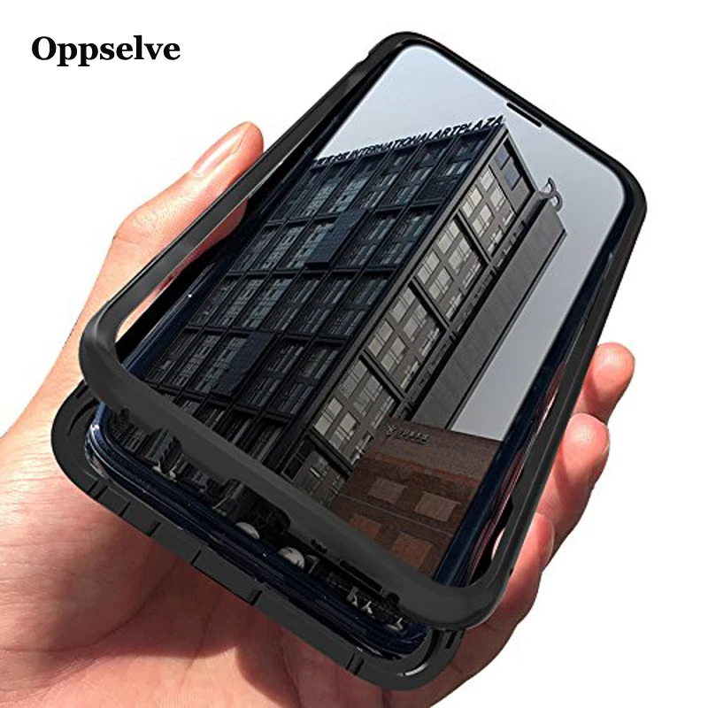 Magnetic Adsorption Case For iPhone X 8 7 6 6s Plus Samung