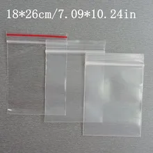 3 вида толщиной 18x26 см Самоуплотняющаяся молния Ziplock Пластик посылка Reclosable Клип Сеть Бакалея Упаковка Сумки 1000 шт