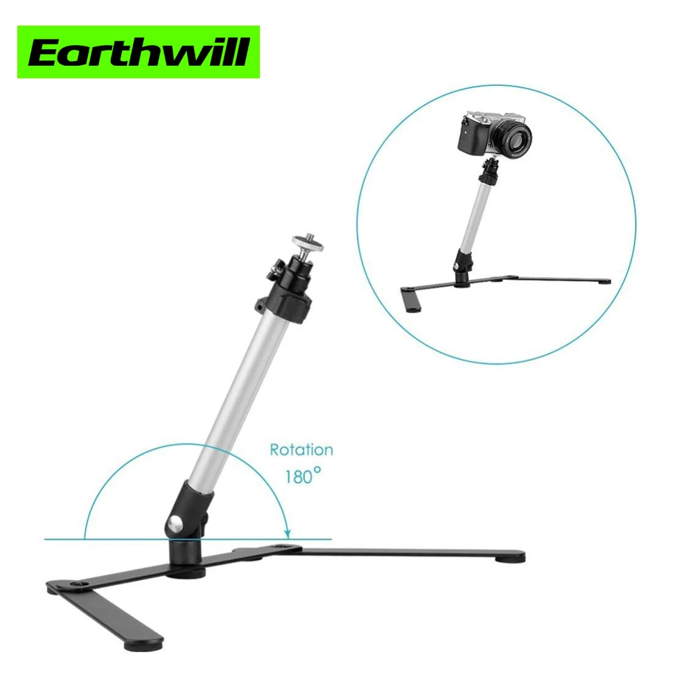 

photography desktop monopod support tripod Reversible photo shooting bracket macro for camera mobile phone