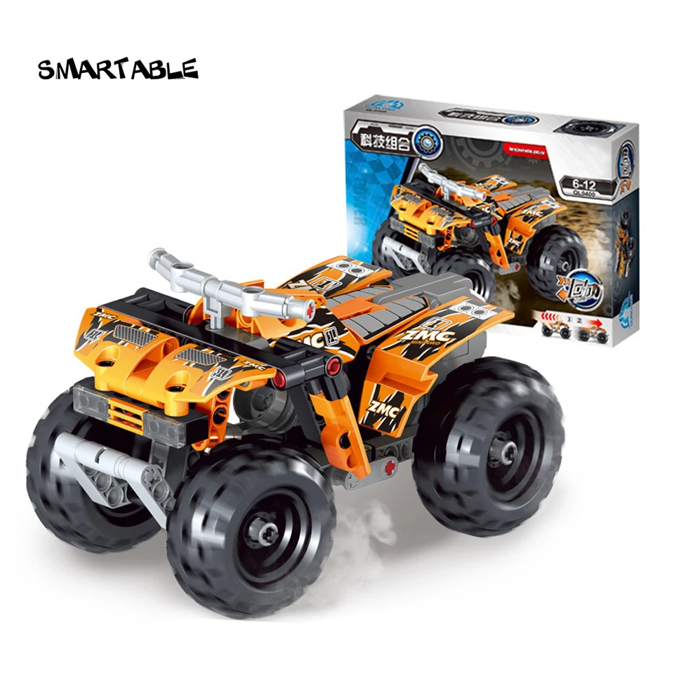 

Smartable Technic Cars Reckless Racing Motorcycle Vehicle Building Brick Blocks Toy For Children Compatible Legoed Technic Gift
