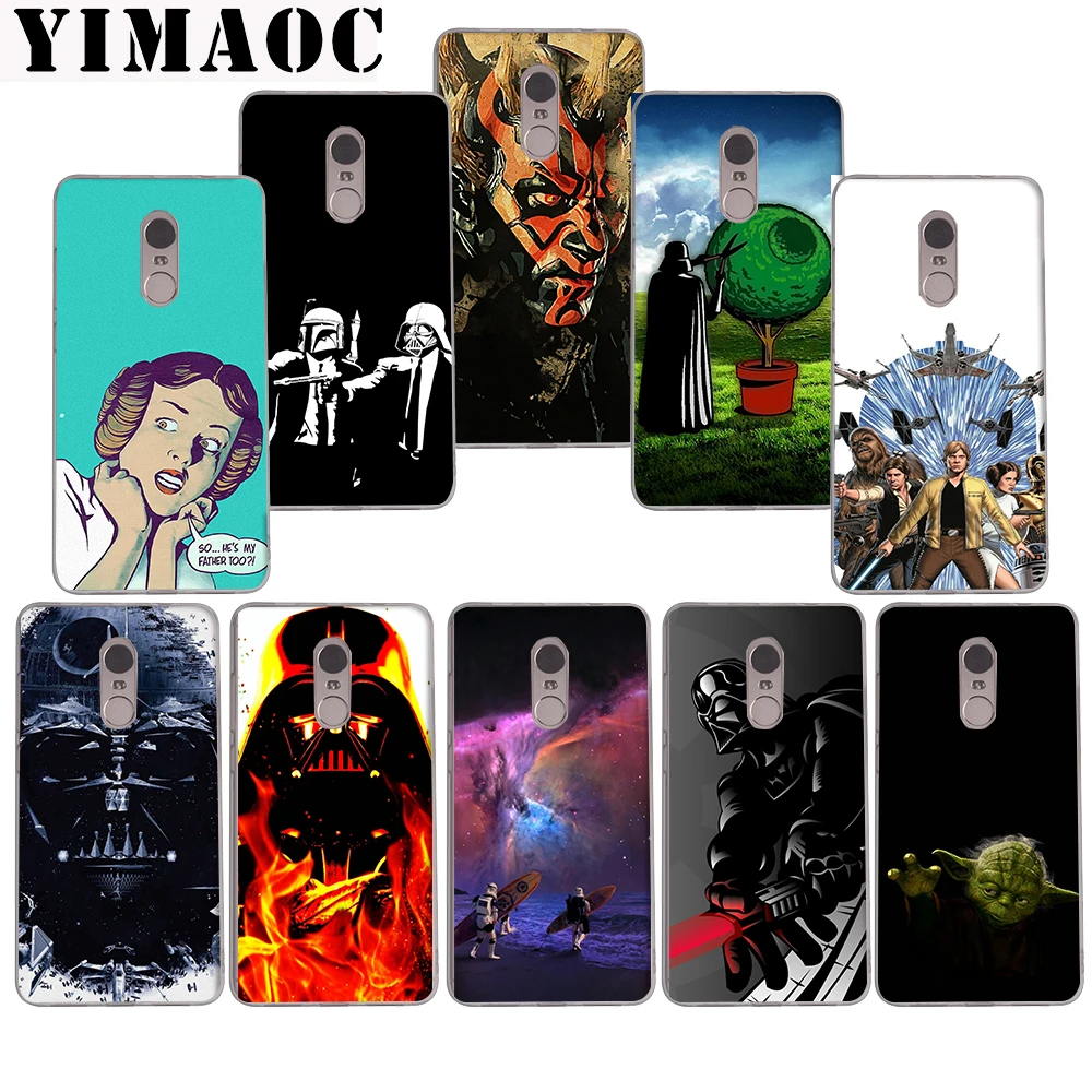 

YIMAOC 261z Star Wars pattern Soft Case for Xiaomi Mi a1 a2 f1 6 8 lite se mix 2s Redmi 5 6 6a S2 Plus 5A Note 5 6 Pro 4 X