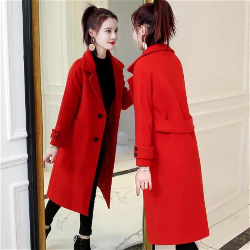 Automne Longue Veste 1 Femelle Nouvelle Lâche Mode D'hiver Hiver 5 4 Parka Chaud Laine 6 De 2 2018 7 Vêtements Gamme Femmes Survêtement 3 Manteau Haut qqZaw4I6
