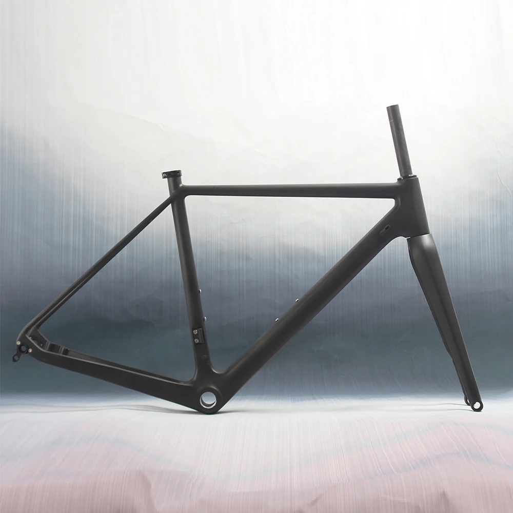 

Toray Carbon Cyclocross Bike Road Racing Cyclo Cross BSA Disc Brake CX Frame Fork Headsets Clamp