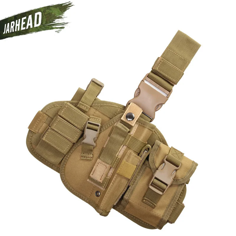 Тактический Molle Drop Leg платформа и пистолет кобура Glock страйкбол Бедро пистолет Регулируемый Торнадо ноги кобура Охота