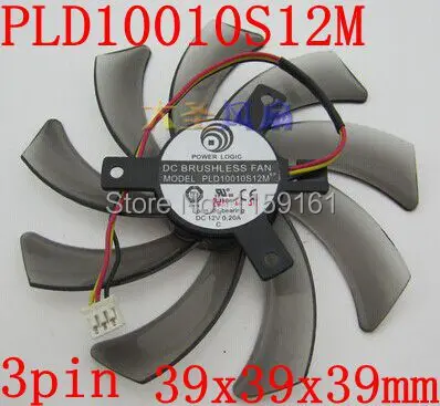 

Бесплатная доставка PLD10010S12M 3PIN DC12V 0.2A вентилятор видеокарты