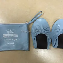 Небесно-Голубой портативный для девочек bailarina с мешком с логотипом