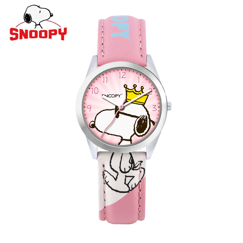 

snoopy kids watch cute women ladies watches pretty crown snoopy creative watches men watch Quartz Wristwatches Water Resistant
