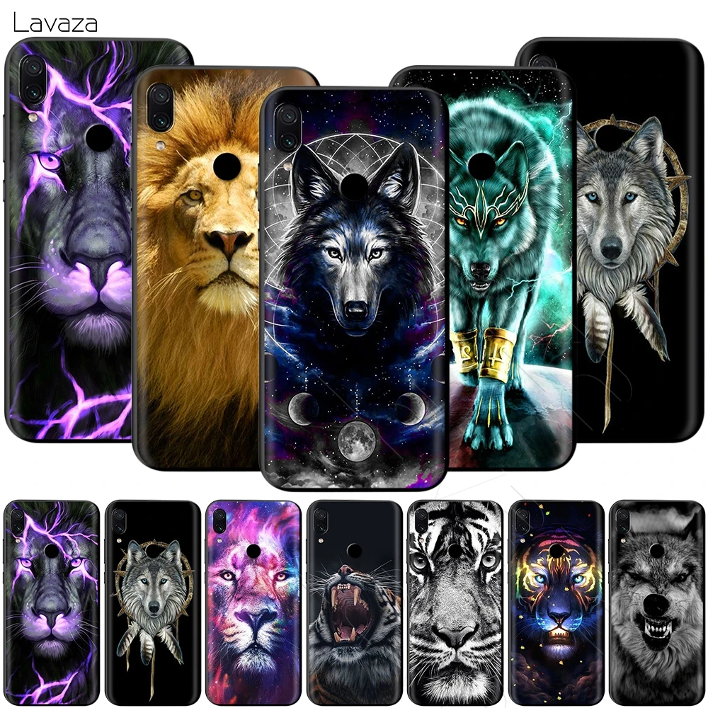 

Lavaza Abstract Animal Lion Wolf Tiger Case for Xiaomi Redmi Note 8 Pro MI MAX 3 6 8 9 SE A1 A2 Lite Plus Pocophone F1