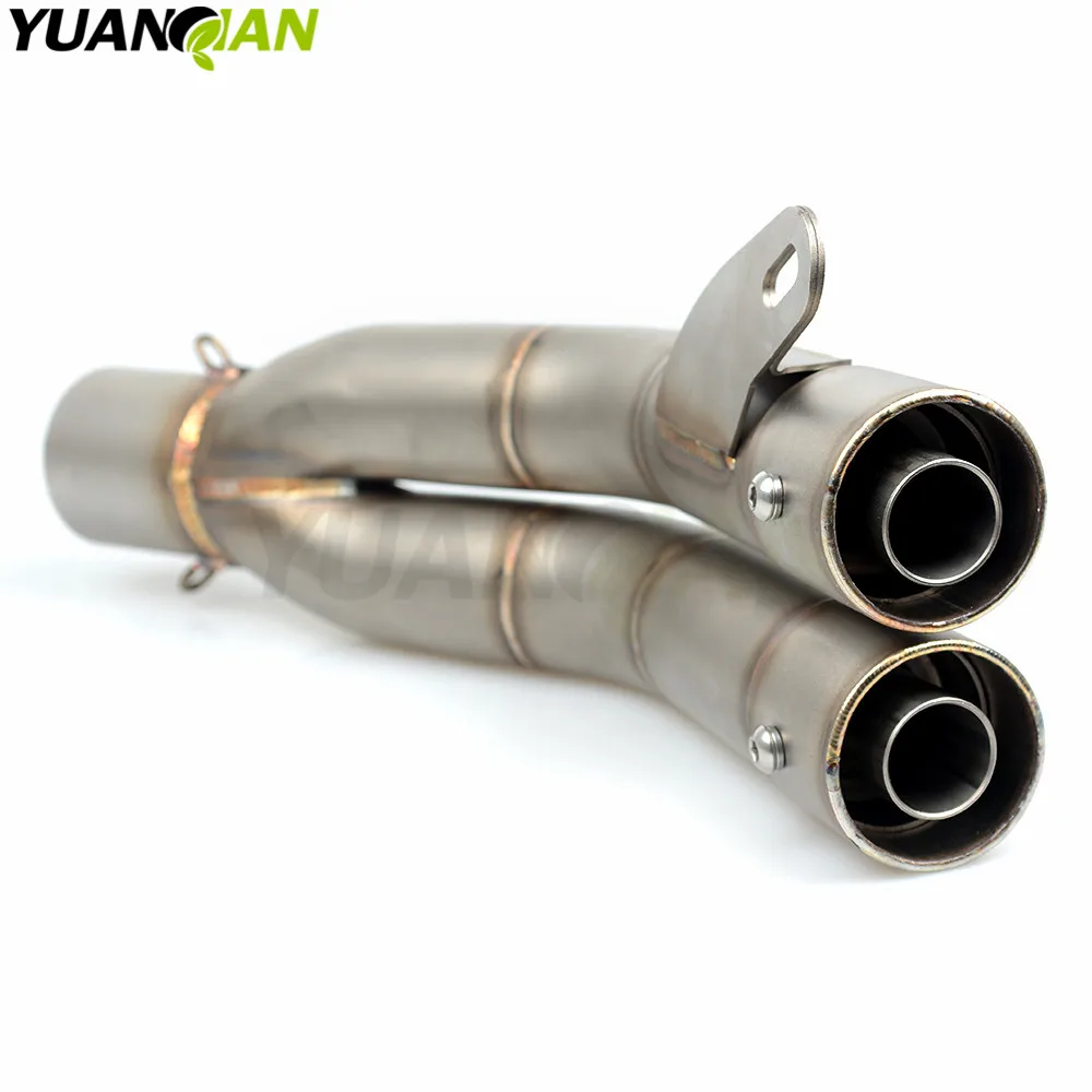35 51mm High quality Universal Motorcycle Double Exhaust Muffler Pipe