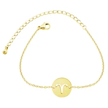 12 знаков зодиака браслет панк браслет 12 созвездий браслеты мужские повседневные индивидуальные античные золотые браслет из нержавеющей стали