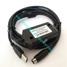 FX Series PLC Programming Cable Model USB-SC-09-FX Date Line Date Cable Date Wire Stronger Anti Interference 2.5 Meter Length crossing the date line