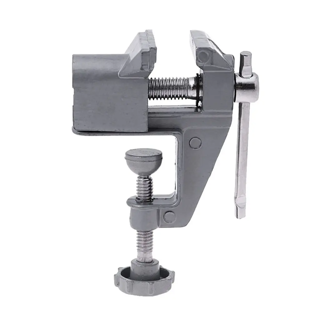 Universal Mini Bench Vise Aluminium Alloy 30mm Table Screw Vise Bench Clamp Screw Vise for DIY Craft Mold Fixed Repair Tool