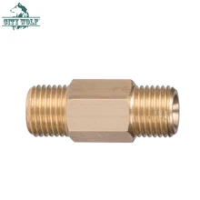 600 шт. Автомойка двойная 1/4 BSP резьбовое соединение латунный адаптер для снежной пены Лэнс высокого давления шайба аксессуар