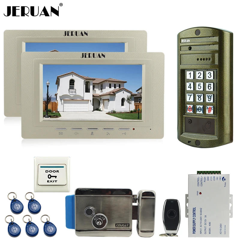 JERUAN 7 In G r nt l Kap Telefonu Kap Zili Interkom Sistemi Kiti 2 
