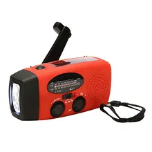 Marsnaska радио на солнечных батарейках рукоятка с автономным питанием телефон зарядное устройство 3 светодиодный фонарик AM/FM/WB радио водонепроницаемый