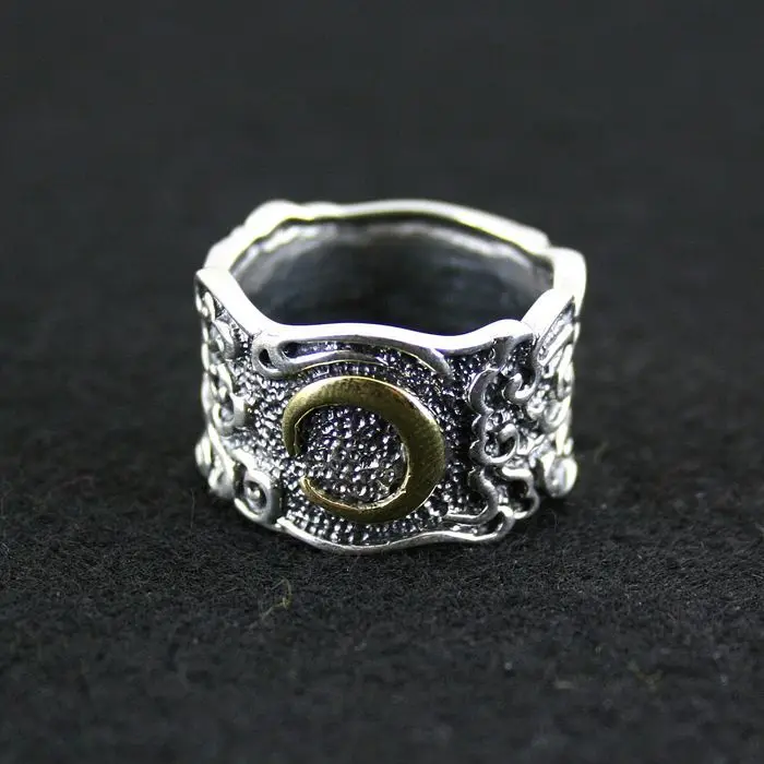 925 pure silver ring silver copper mix match thai silver ring male