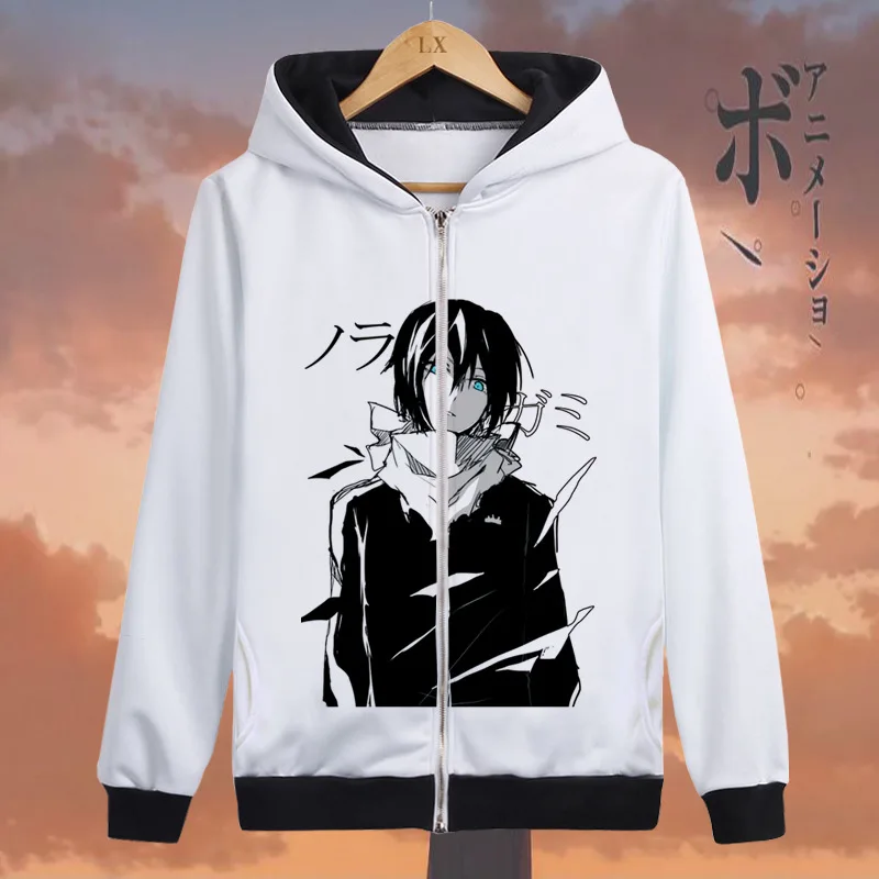 Coshome Noragami Cosplay Costumes Yato Hoodies Halloween Party Cute Adult Sportswear Men Women Tops Sweatshirts Spring Jacket (3)