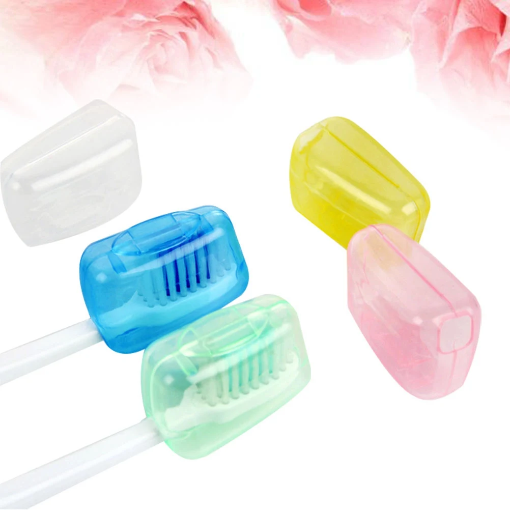 25 шт. колпачок для зубных щеток защитный Пылезащитный зубная щётка для хранения кепки зубная щётка Крышка для кемпинга путешествия внутренней деятельности