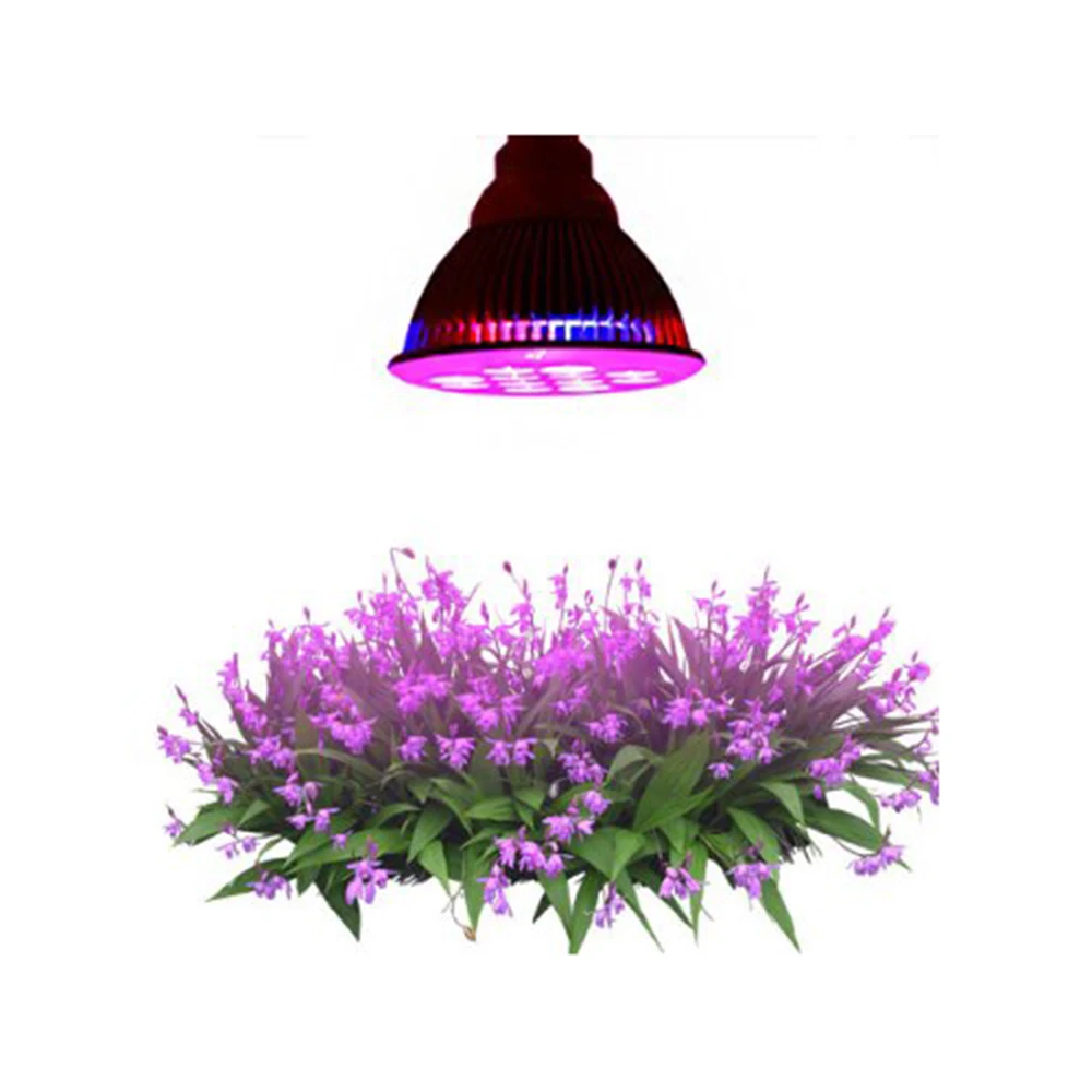 Светодиодная лампа для выращивания растений E26/E27 12/24 Вт RGB комнатная Гидропоника