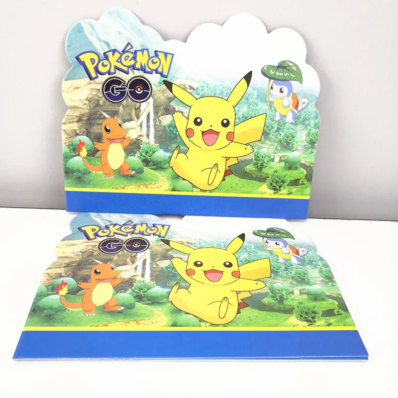 10pcs 11 14cm Pokemon Go Pikachu Invitation Card Cartoon Theme Kid Boy Birthday Party Supplies Party Decoration Cartoon Birthday Cards Kids Birthday Cardbirthday Card Aliexpress