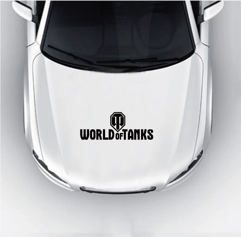 WORLD OF TANKS виниловая Автомобильная наклейка/наклейка для автомобиля голова капот