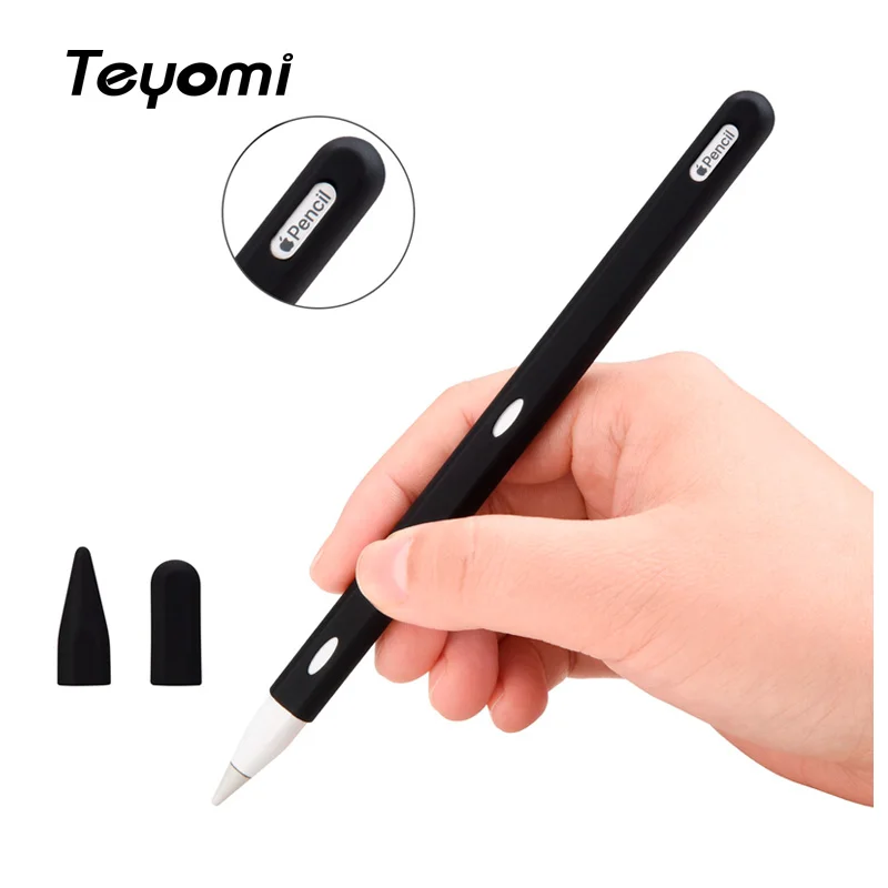 Чехол Teyomi для Apple Pencil 2 с наконечниками мягкий силиконовый чехол 2-го поколения iPad |