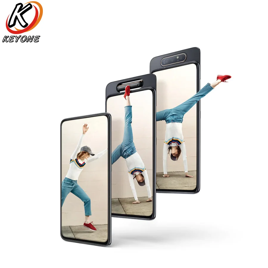 Мобильный телефон samsung Galaxy A80 A805F/DS с глобальной версией 6 7 дюймов 8 ГБ ОЗУ 128 Гб ПЗУ
