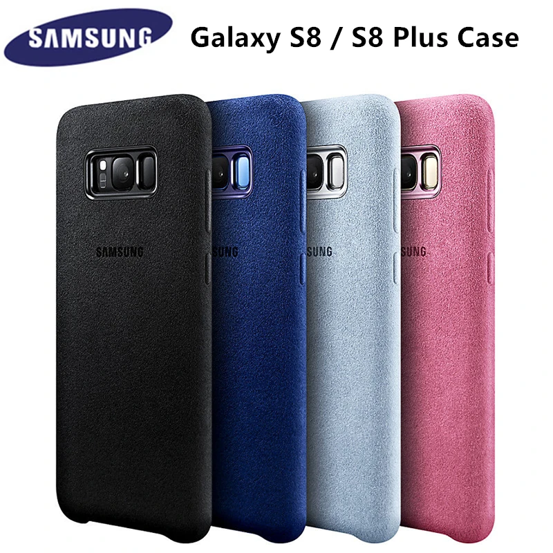 100% оригинальный Samsung Galaxy S8 / Plus + кожаный чехол для g9550 9500 противоударный Note