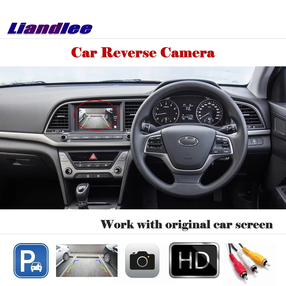 Liandlee Автомобильная задняя камера для Hyundai Elantra AD Avante 2016-2018 HD CCD парковочная