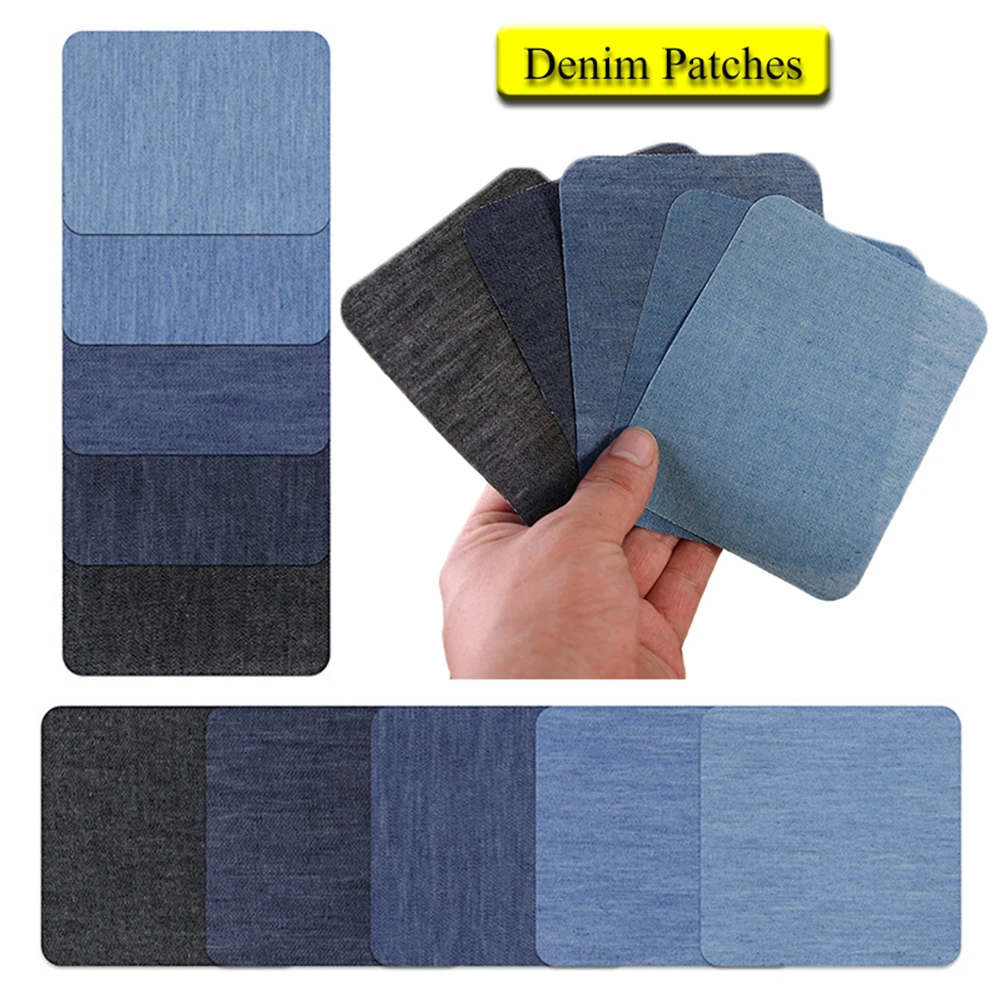 1 шт. джинсовые нашивки DIY железные на коленях ремонт патч для брюк джинсовой