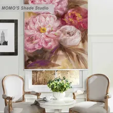 Момо картина окна шторы роликовые шторы-жалюзи термоизолированная Затемняющая ткань на заказ размер, PRB set336-339