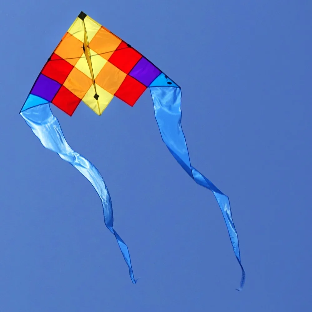 33ft Nylon Regenbogen Delta Kite Windsack Tail für Kinder und Erwachsene 